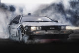 Dmc Delorean Back To The Future Car Poster