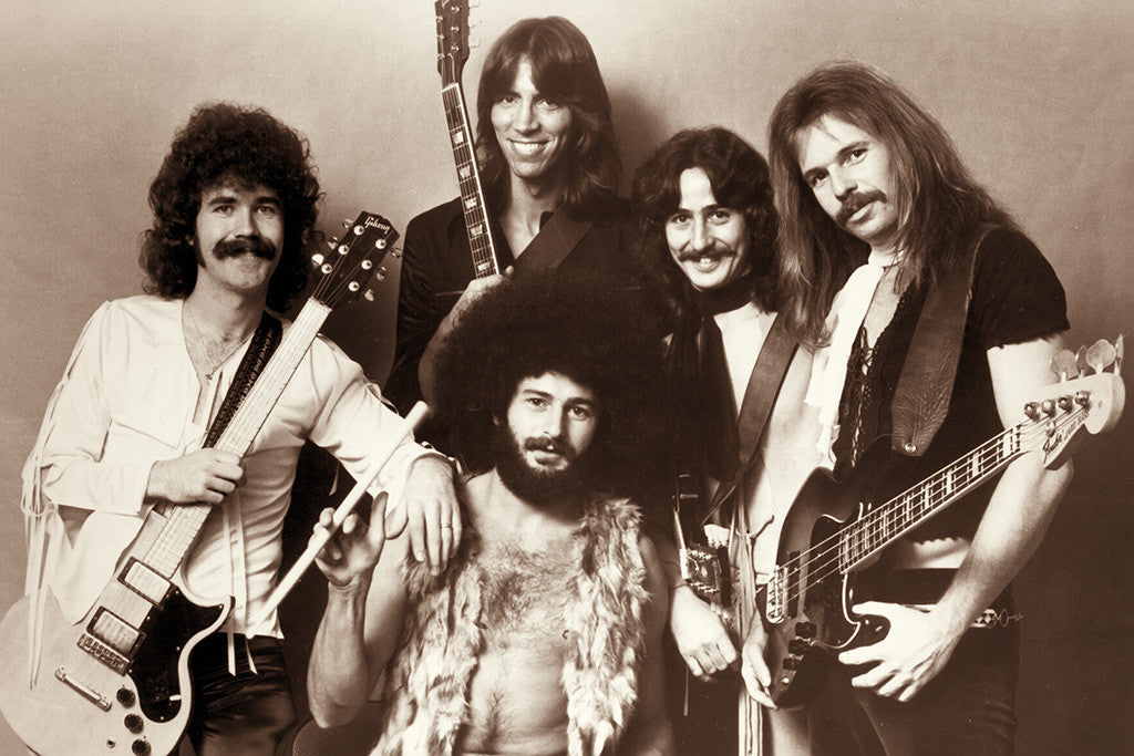 Boston Classic Rock Star Band Poster