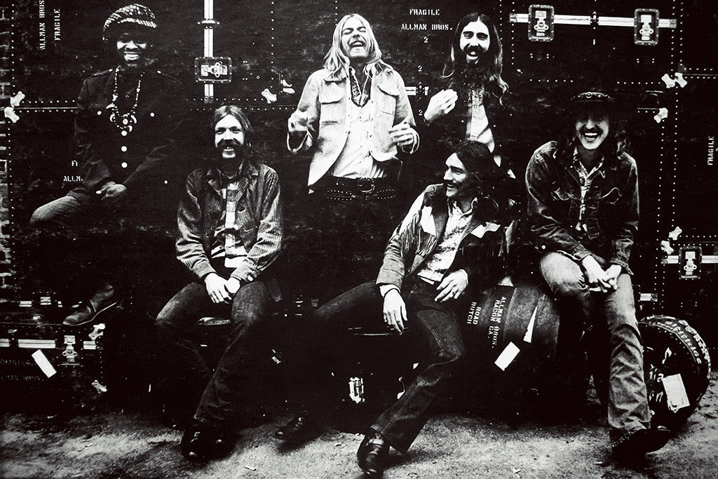 The Allman Brothers Band Classic Rock Star Band Poster