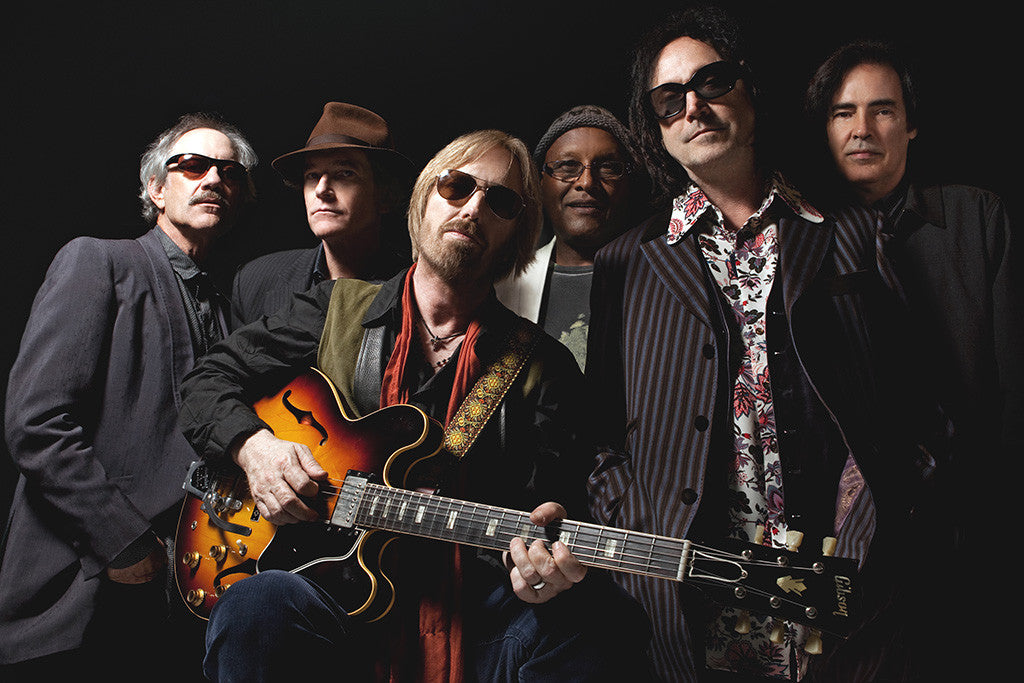 Tom Petty and The Heartbreakers Classic Rock Band Poster