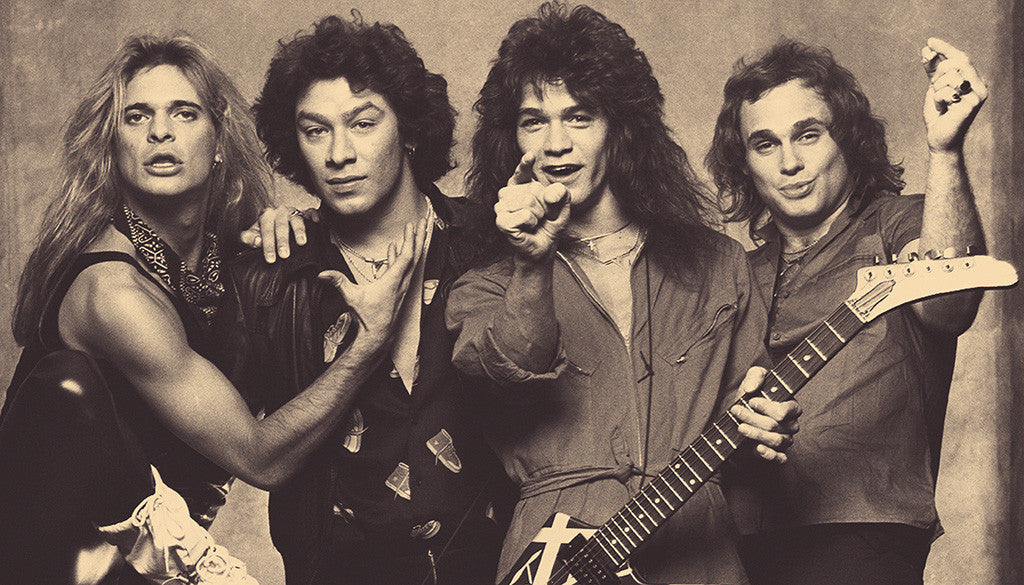 Van Halen Classic Rock Star Band Poster