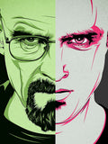 Breaking Bad Walter White Jesse Pinkman Art Poster