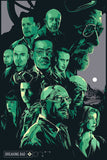 Breaking Bad Walter White Jesse Pinkman Characters Green Poster