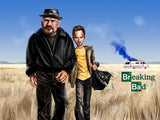 Breaking Bad Walter White Jesse Pinkman Funny Art Poster