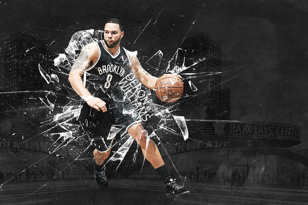 Deron Williams Brooklyn Nets Basketball NBA Poster