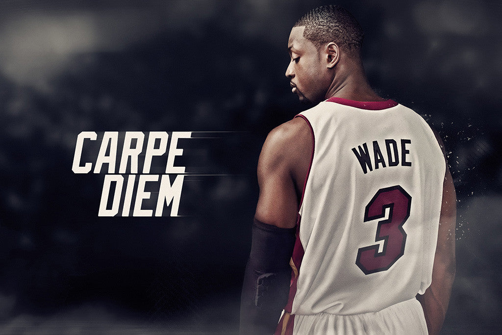 Dwyane Wade Miami Heat Basketball NBA Poster