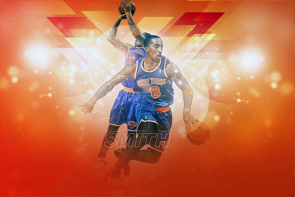 J. R. Smith New York Knicks Basketball NBA Poster