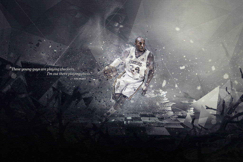 Kobe Bryant Basketball NBA Poster