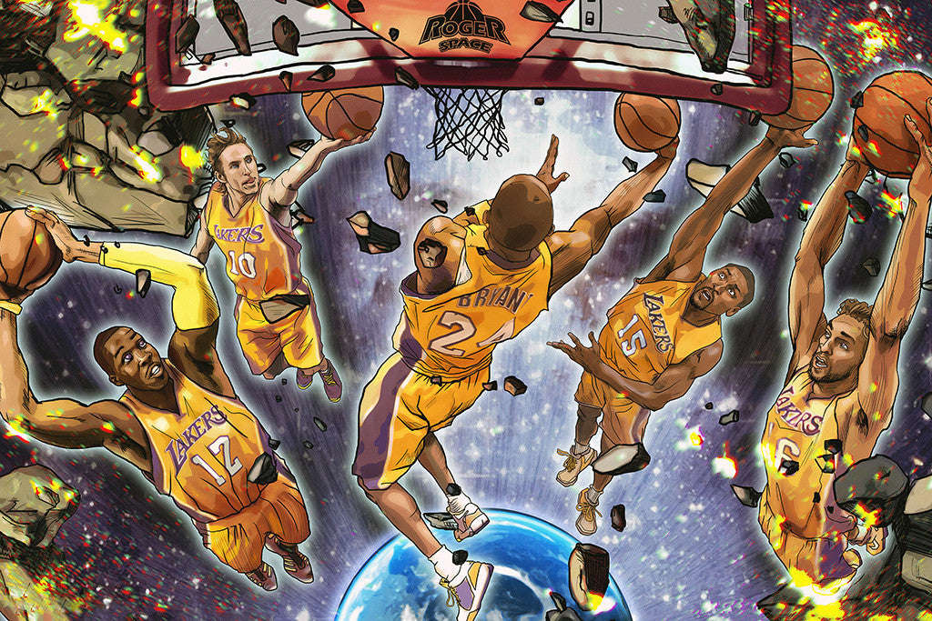 Kobe Bryant Retirement Game Basketball NBA Poster – My Hot Posters