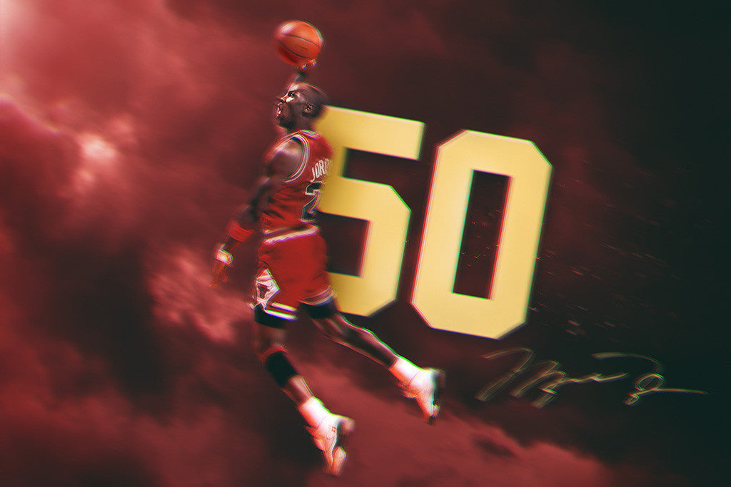 Michael Jordan Basketball NBA Poster