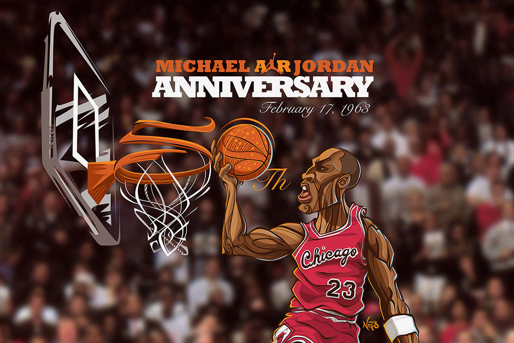 Michael Jordan Basketball NBA Poster