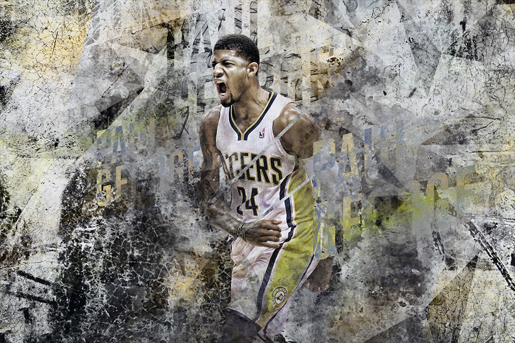Paul George Indiana Pacers Basketball NBA Poster – My Hot Posters