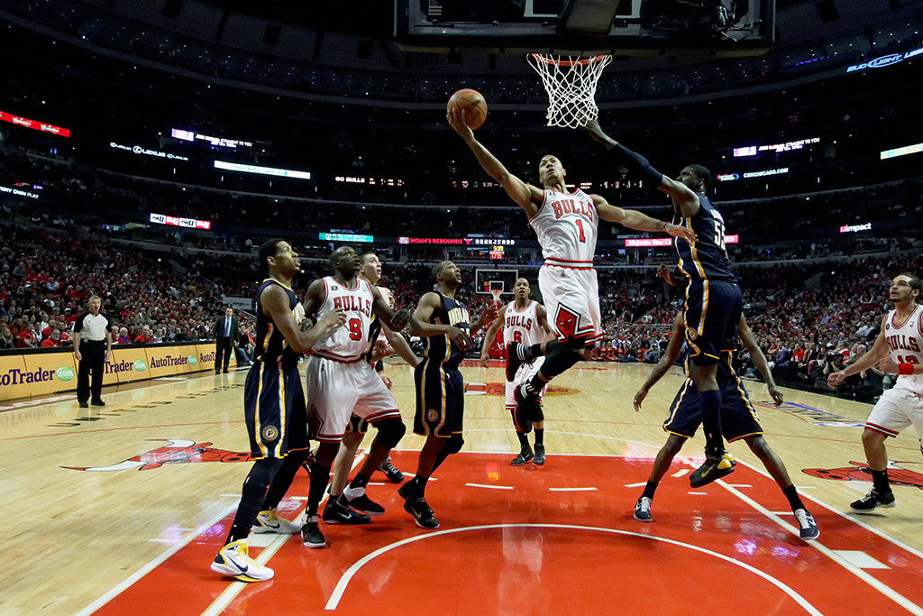 Chicago Bulls Players Derrick Rose Basketball NBA Poster