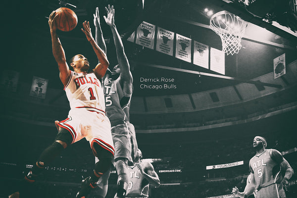 Derrick Rose Chicago Bulls Basketball NBA Player Poster – My Hot Posters