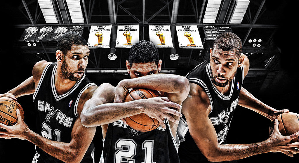 Tim Duncan San Antonio Spurs Basketball NBA Poster