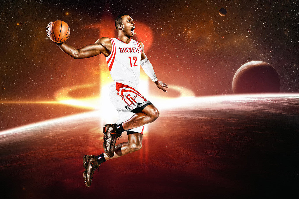 Dwight Howard Houston Rockets Basketball NBA Poster