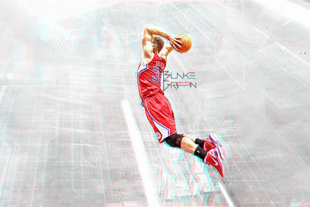 Blake Griffin Basketball NBA Poster