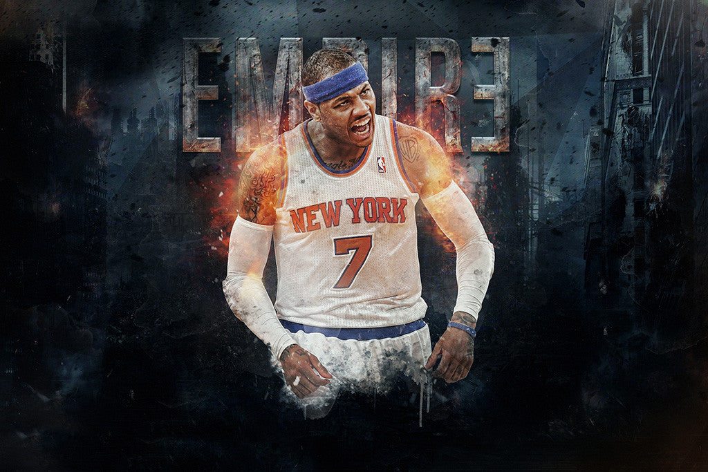 ZHANGMING Carmelo Anthony Poster Basketball Player (29) Artworks Picture  Print Poster Wall Art Painting Canvas Gift Decor Home Posters Decorative
