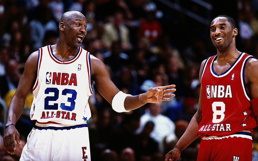 Michael Jordan Kobe Bryant Basketball NBA Poster