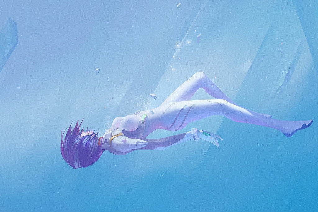 Neon Genesis Evangelion Rei Ayanami Anime Poster