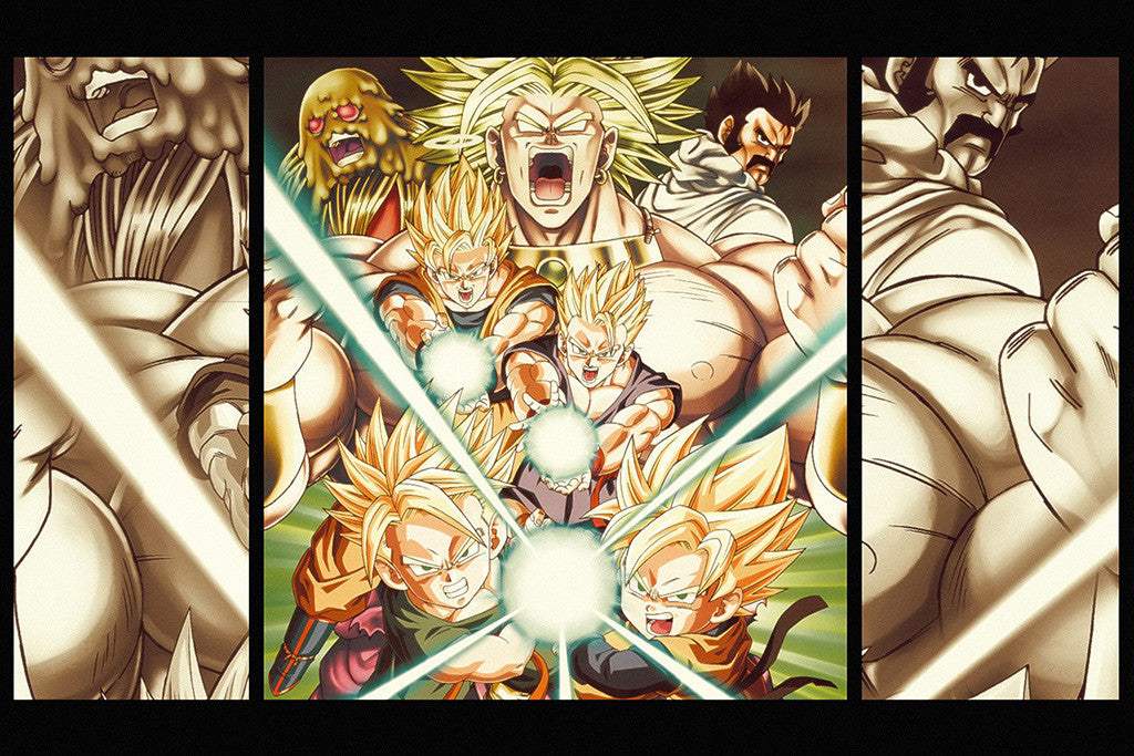 Dragon Ball Z Characters Anime Poster