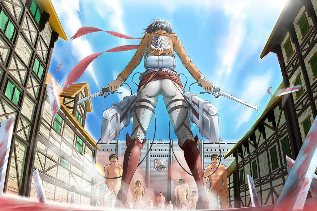 Attack On Titan Mikasa Girl Manga Anime Poster