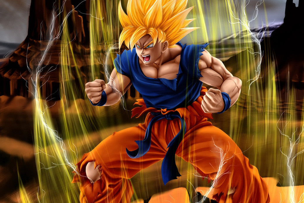 Dragon Ball Z Goku Anime Poster – My Hot Posters