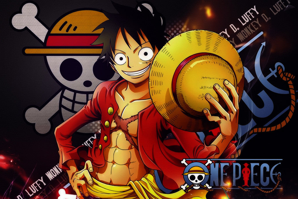 POSTER ANIME ONE PIECE LUFFY DECAL0070 – titangift.vn