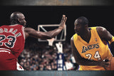 Kobe Bryant Vs Michael Jordan Basketball NBA Poster