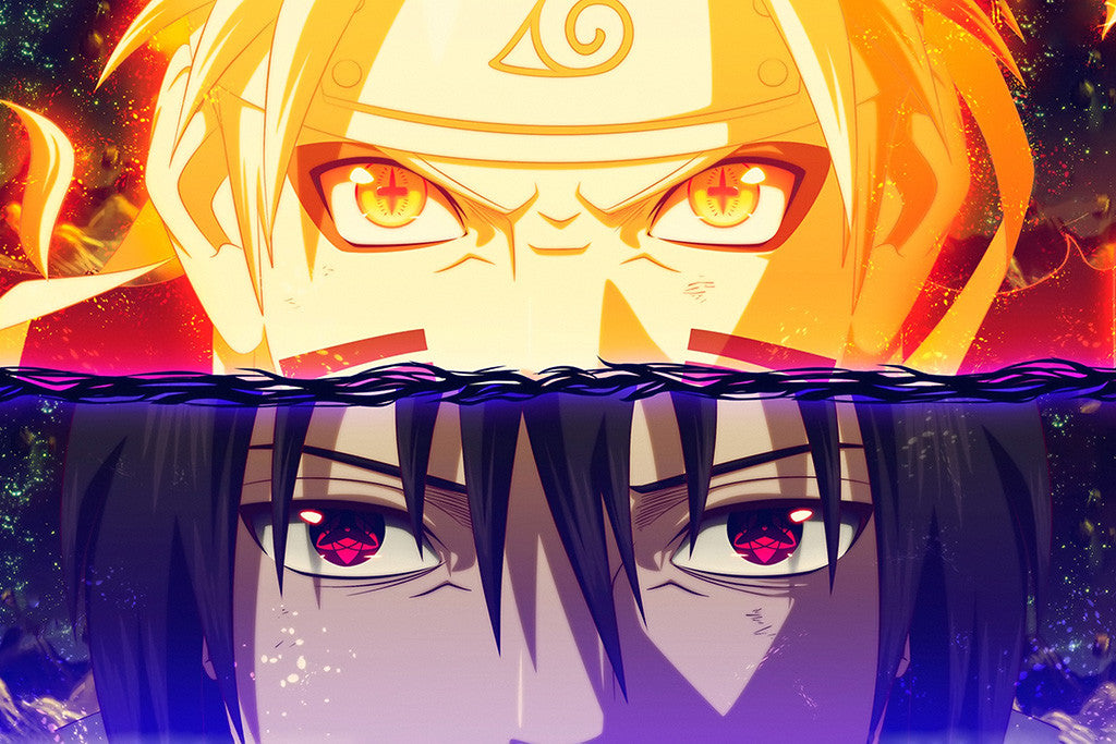 Naruto Eyes Anime Poster