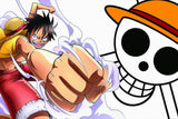 Luffy One Piece Skull Anime Poster