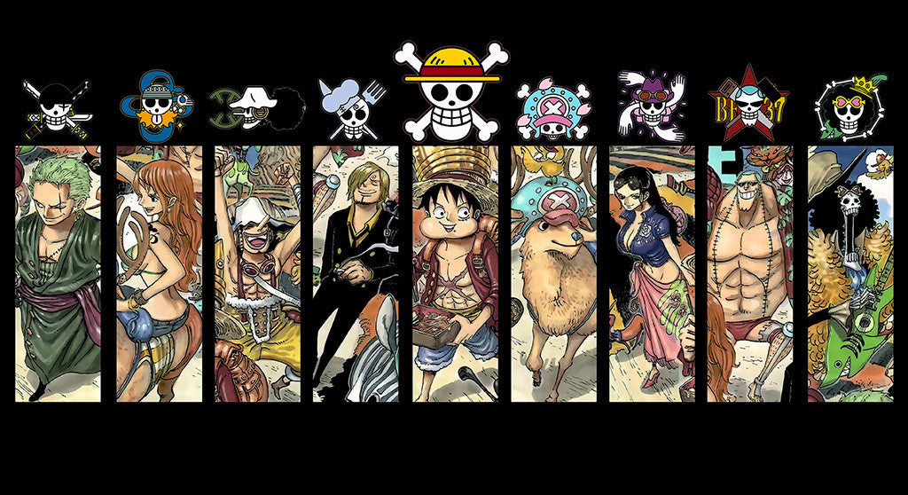 One Piece Characters Manga Poster – My Hot Posters