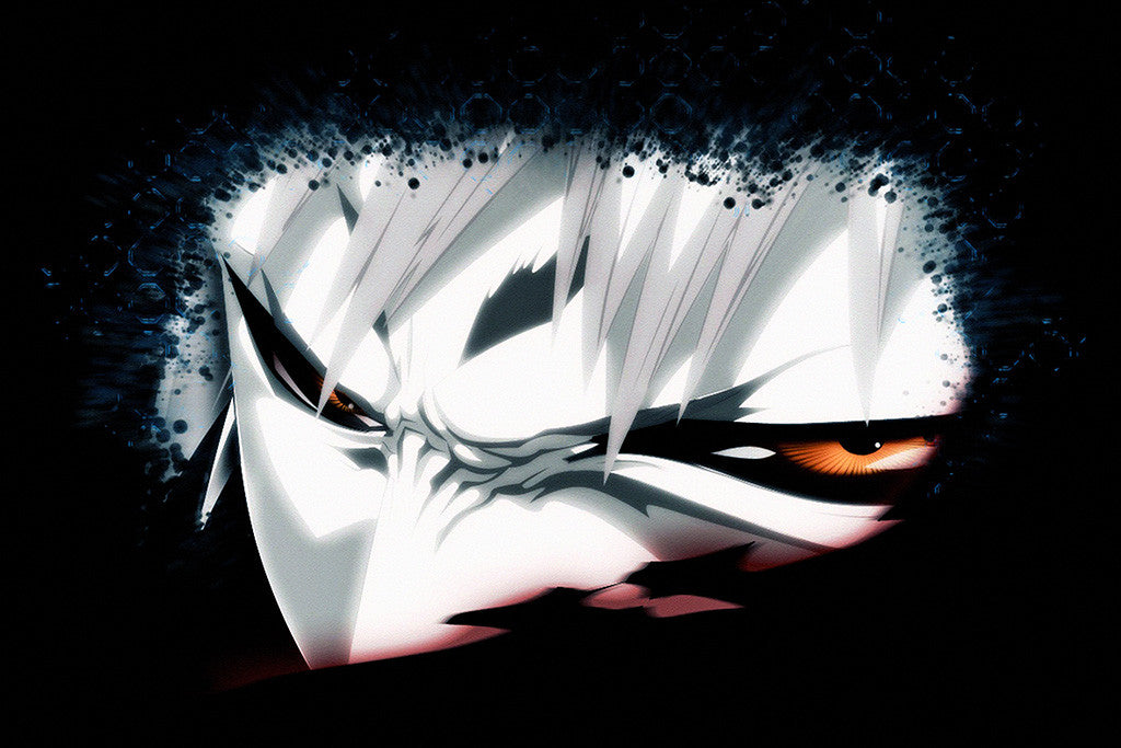 Ichigo Kurosaki Bleach Face Anime Poster