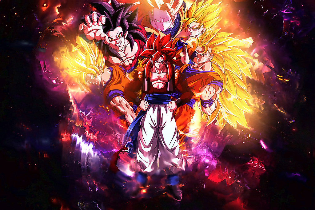 Dragon Ball Z All Characters Anime Poster – My Hot Posters