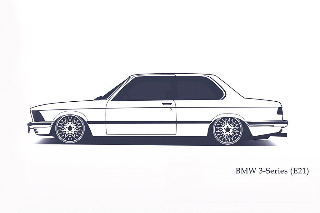 BMW 3 Series E30 Poster