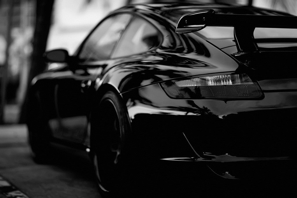Black Porsche 911 Poster