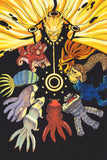 Naruto Shippuden Anime Animal Tails Poster