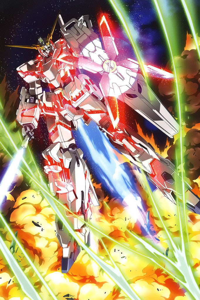Mobile Suit Gundam Unicorn Uc Japanese Poster