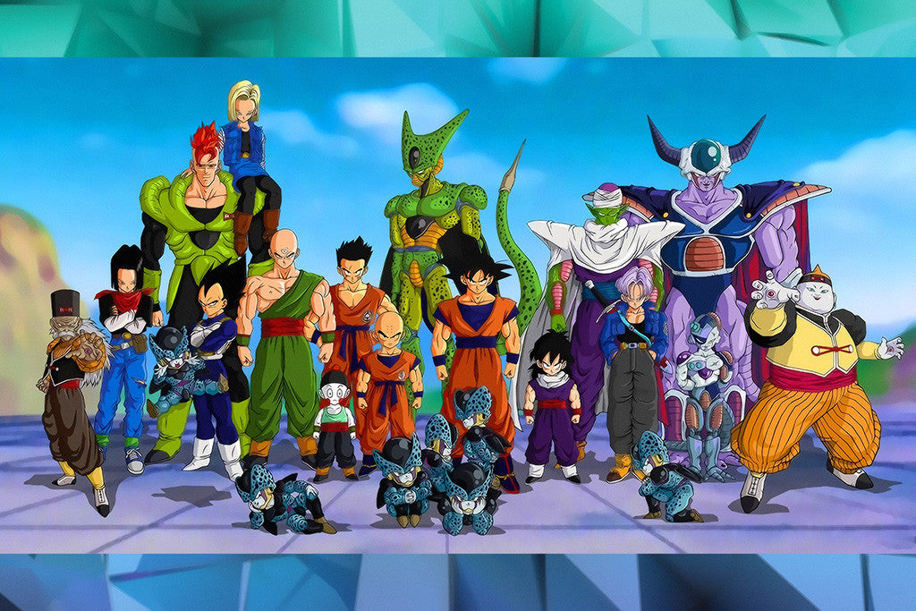 Dragon Ball Z All Characters Anime Poster – My Hot Posters