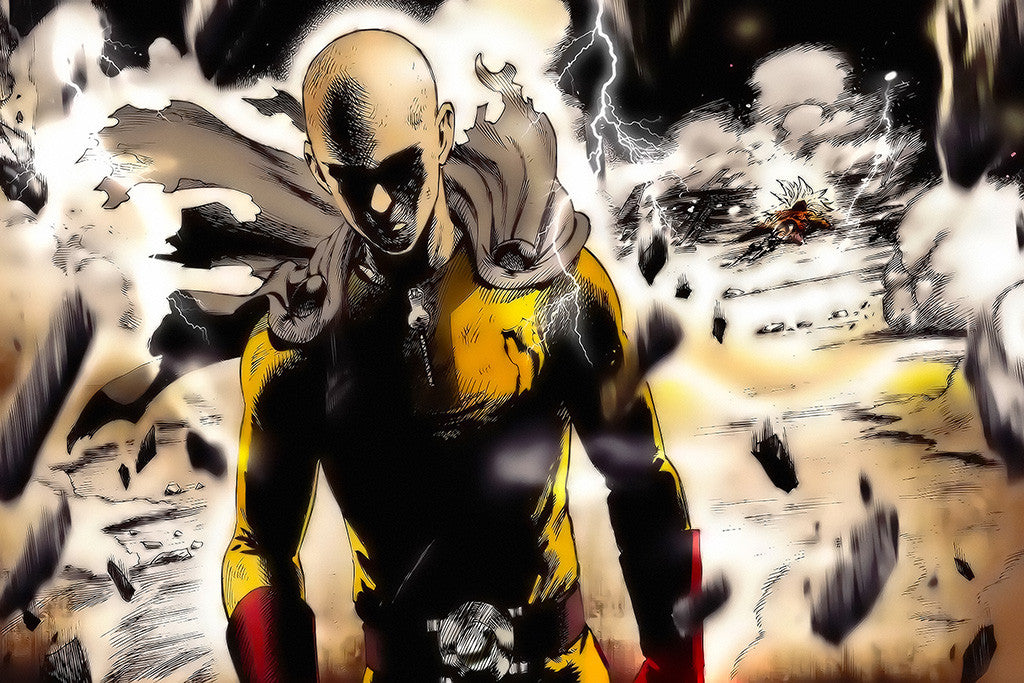 One Punch Man Comic Anime Poster