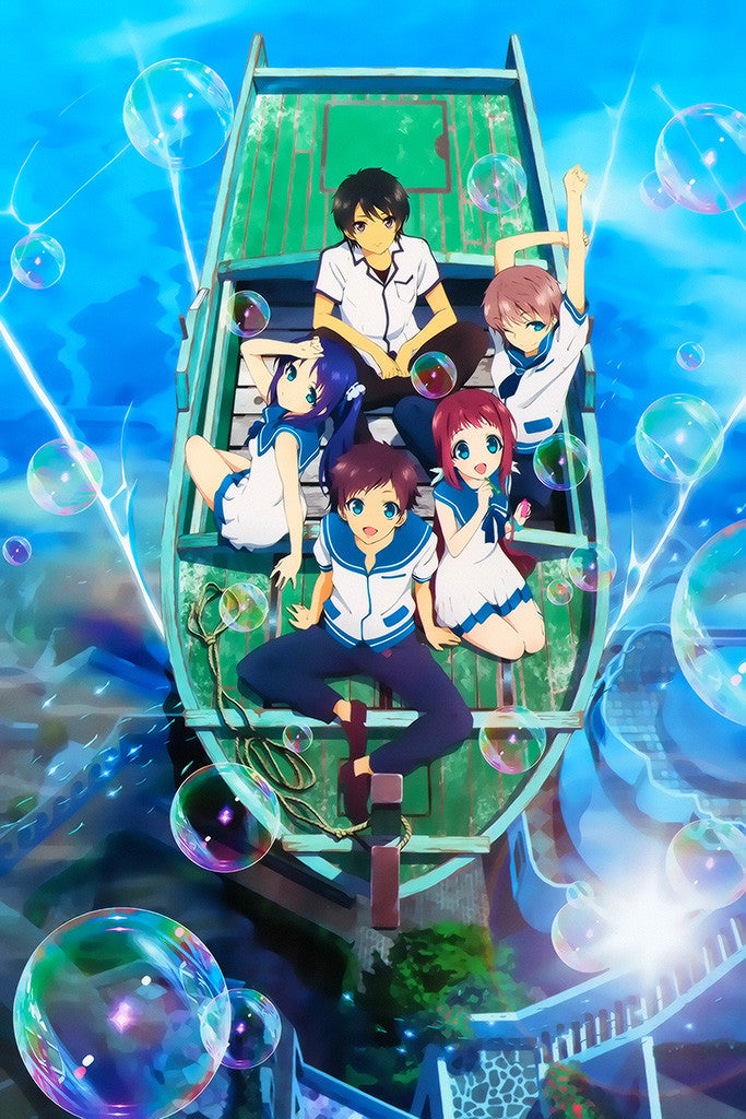 Nagi No Asukara A Lull In The Sea Anime Series Poster