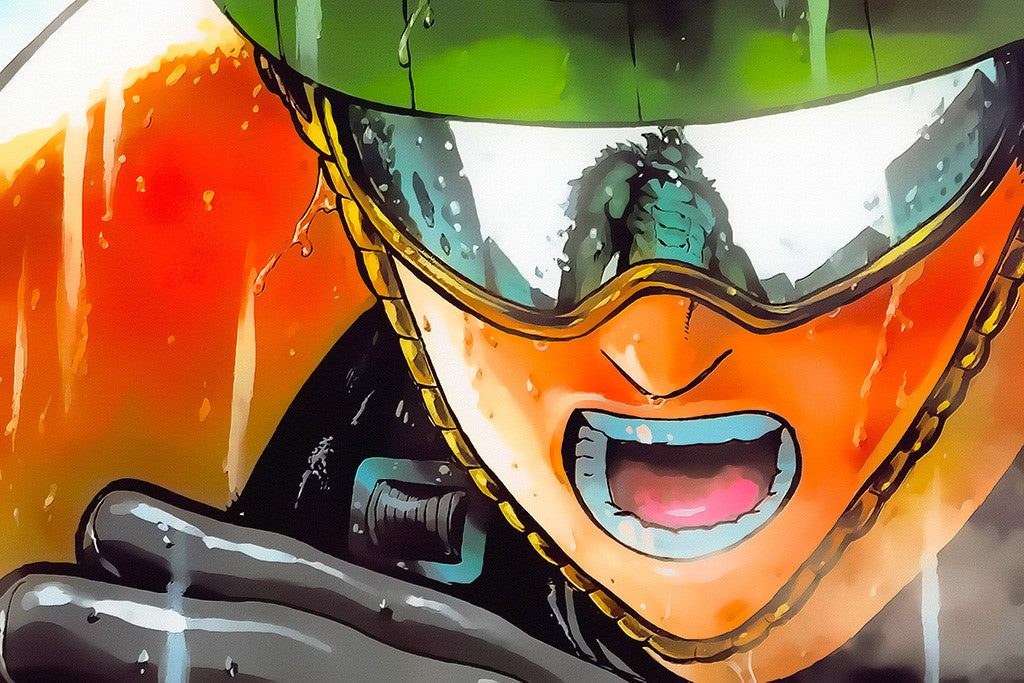 One Punch Man Mumen Rider Anime Poster