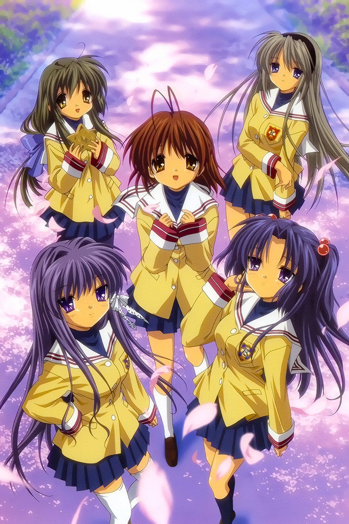 Double Sided Clannad Anime Poster