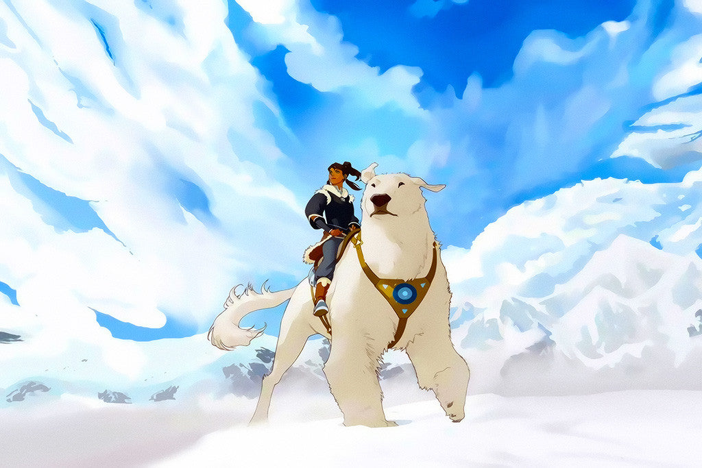 Avatar The Legend Of Korra Anime Manga Series Poster