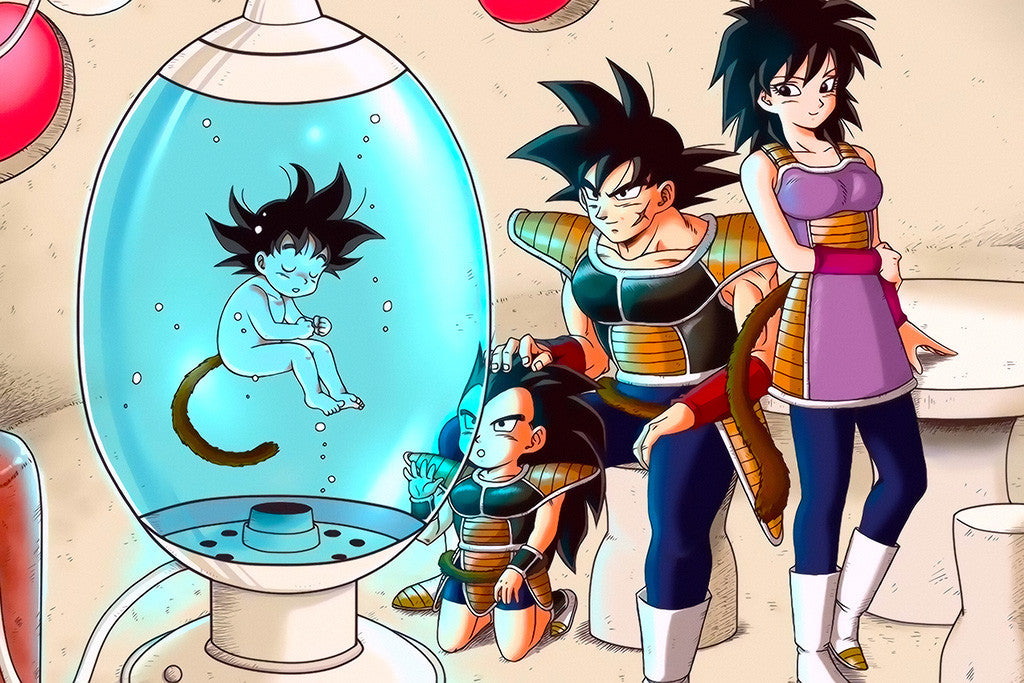 Dragon Ball Z Goku Saiyan Anime Poster