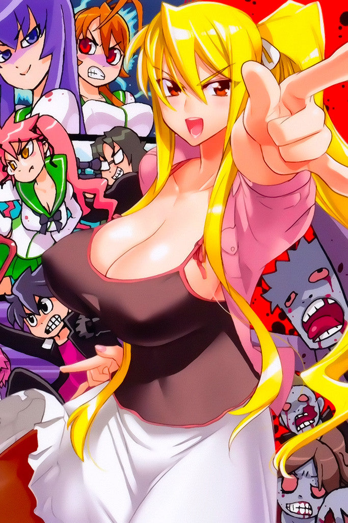 High School Of The Dead Sexy Girls Anime Poster