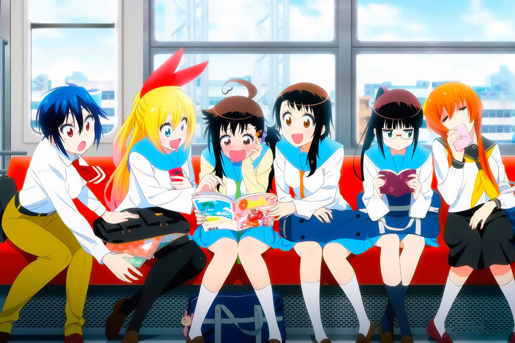 Nisekoi Girl Group Anime Poster