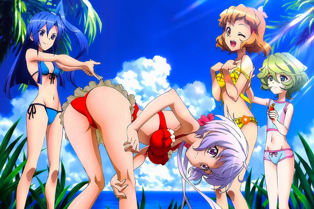 Senki Zesshou Symphogear Hottest Girls Anime Poster