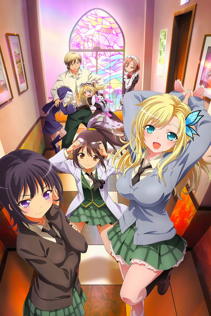 Boku Wa Tomodachi Ga Sukun Anime Girls Poster