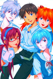 Evangelion Team Characters Anime Poster